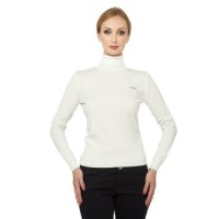 Balıkçı Yaka Triko - Ekru